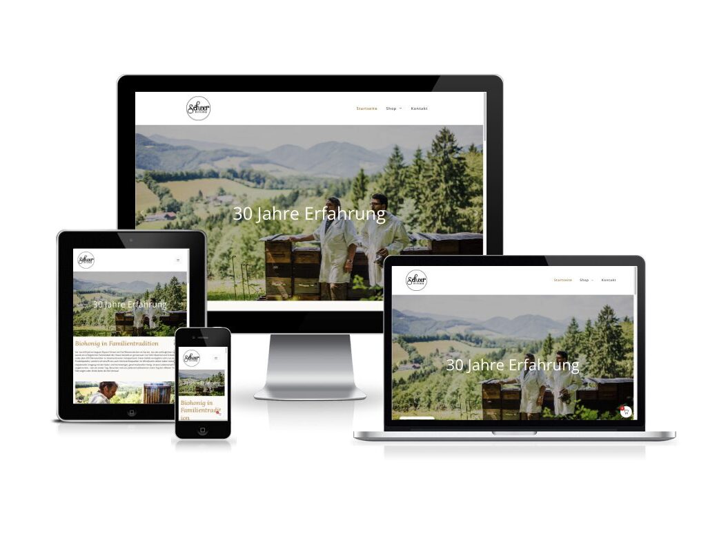 Website-Projekt für Bio Imkerei Scheer