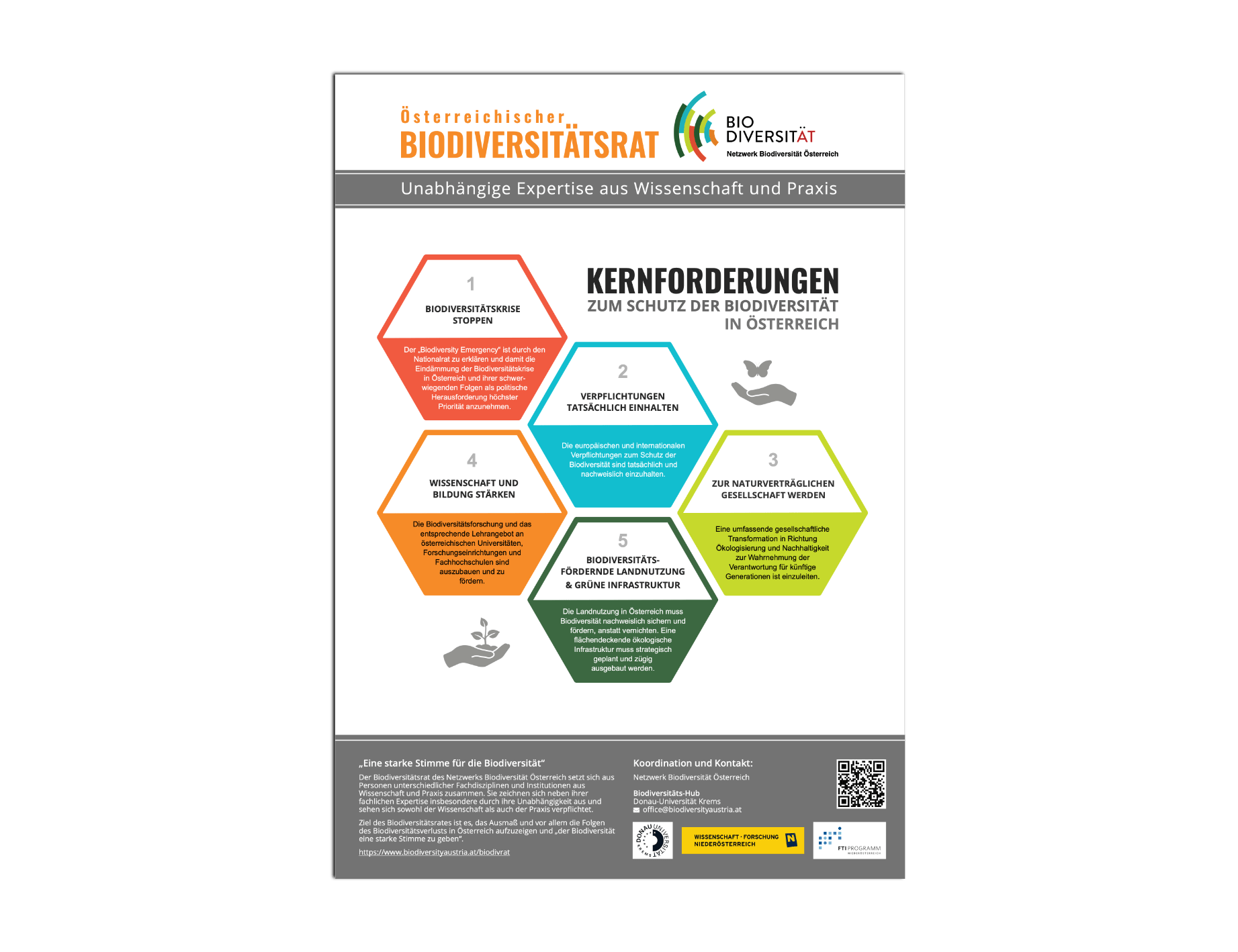 Grafikdesign-Projekt für Biodiversitäts-Hub der Donau-Universität Krems