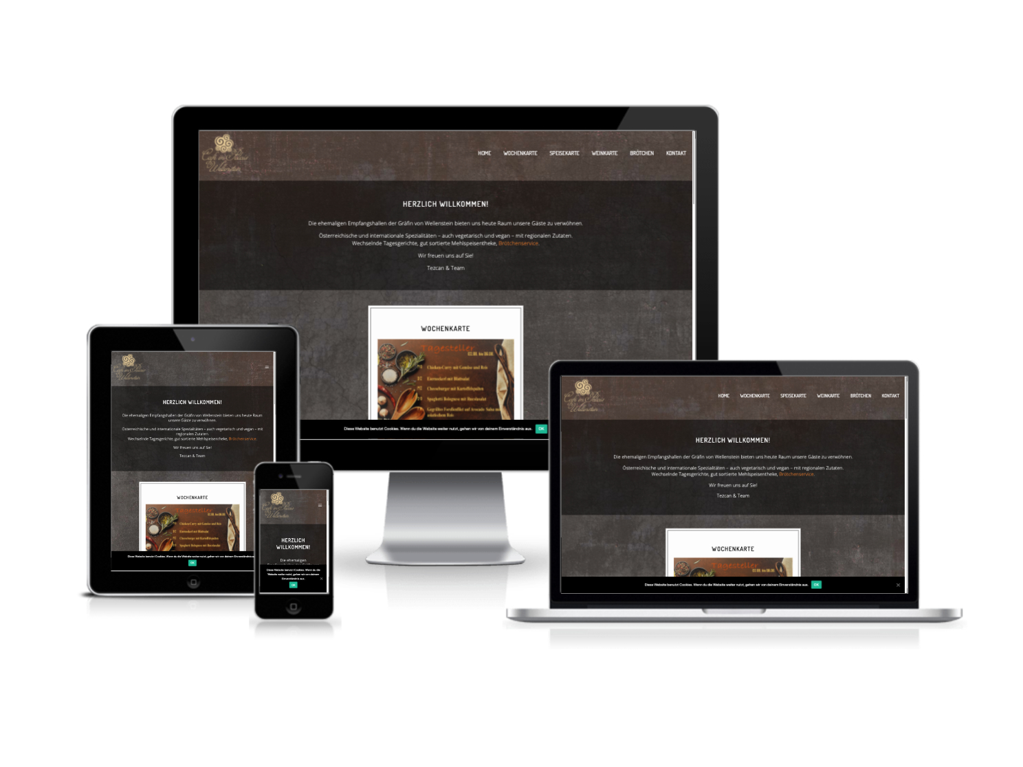 Website-Projekt für cafe-im-palais