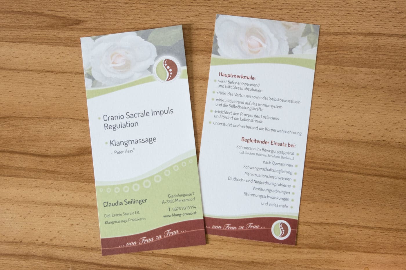 Grafikdesign-Projekt für Claudia Seilinger