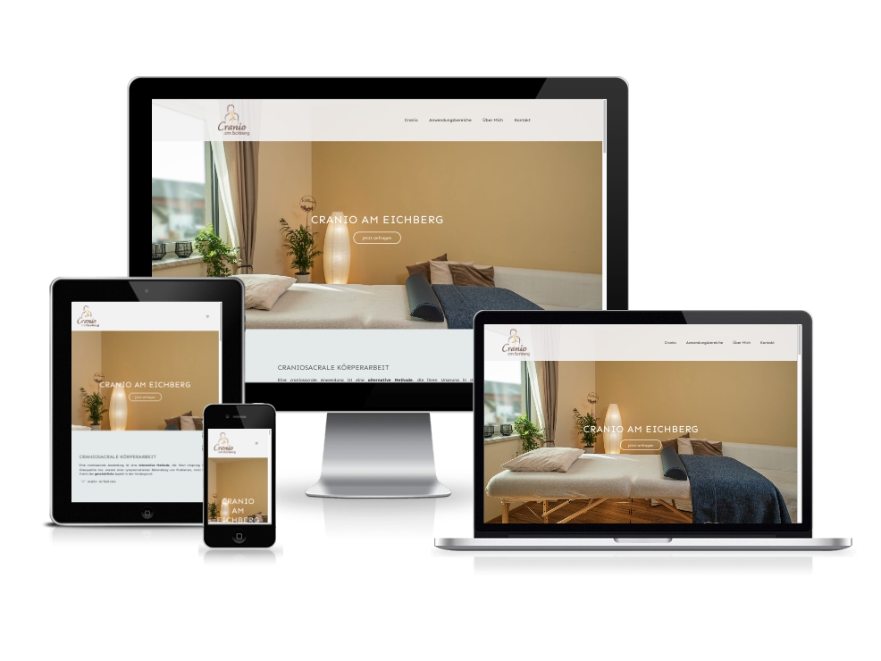 Website-Projekt für Cranio am Eichberg