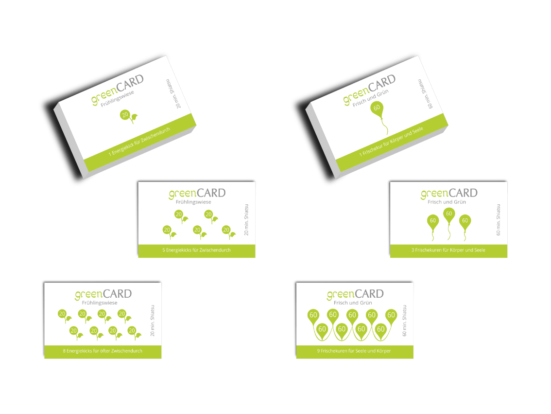 Grafikdesign-Projekt für Green Shiatsu