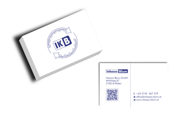 Grafikdesign-Projekt für Inkasso Blum