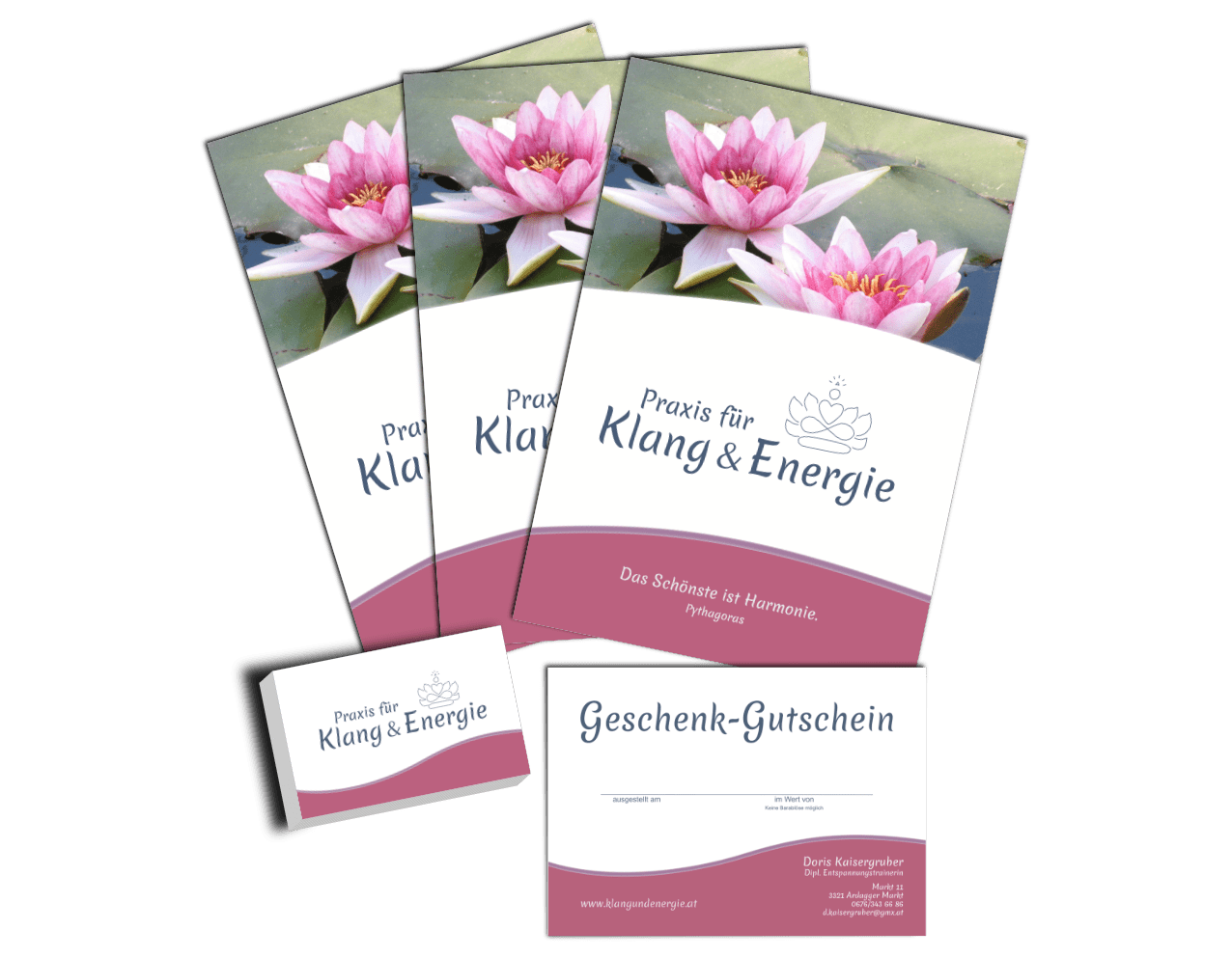 Grafikdesign-Projekt für Klang & Energie