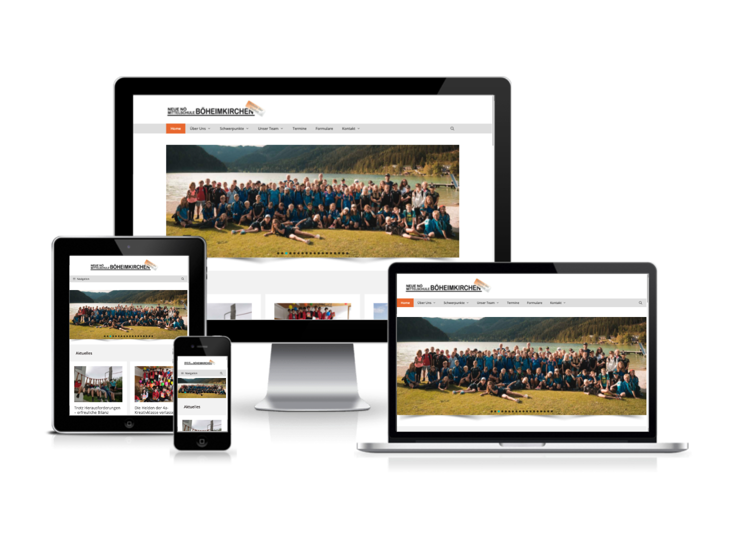 Website-Projekt für nmsboeheimkirchen.ac