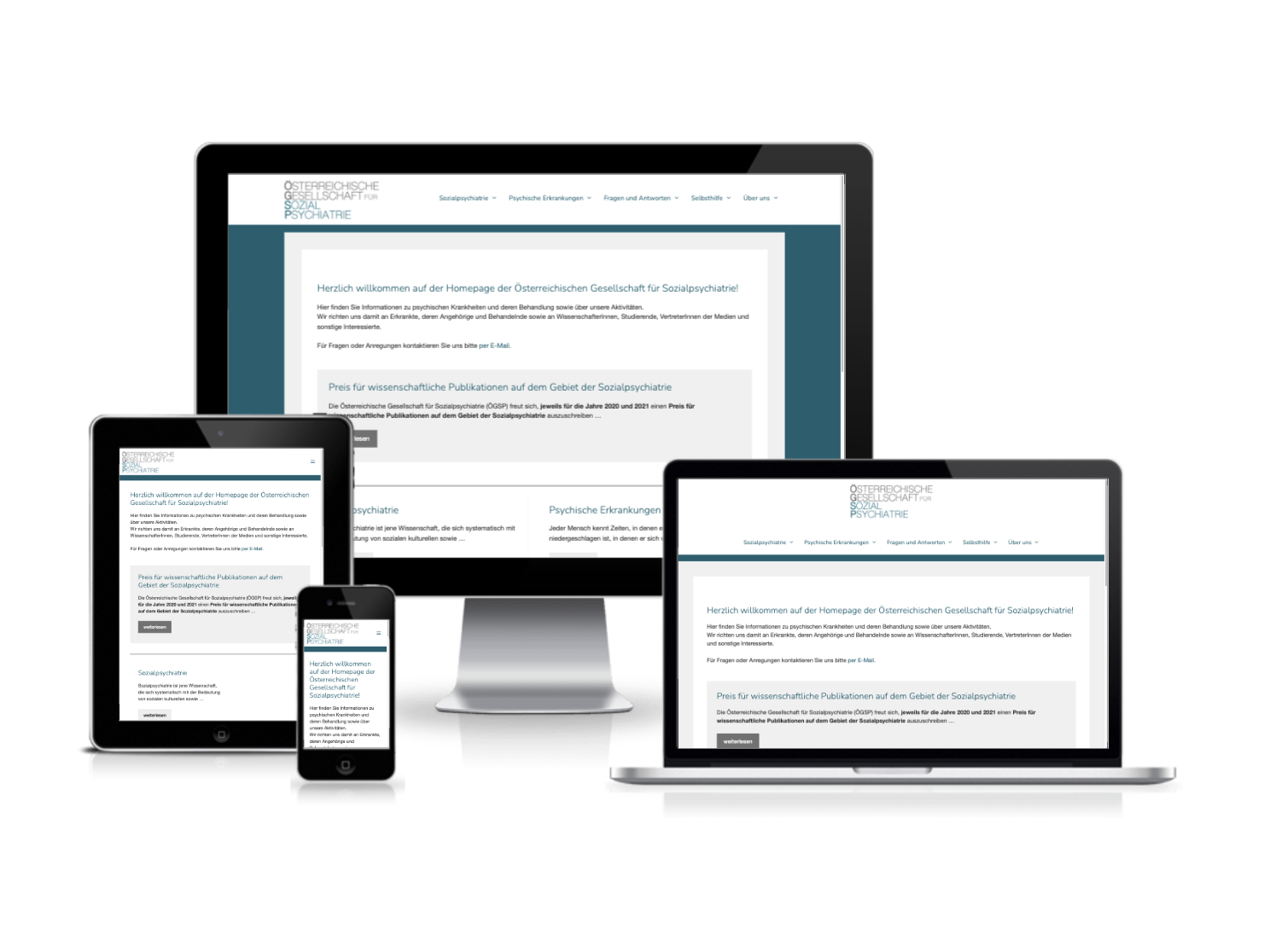 Website der Österreichischen Gesellschaft für Sozialpsychiatrie